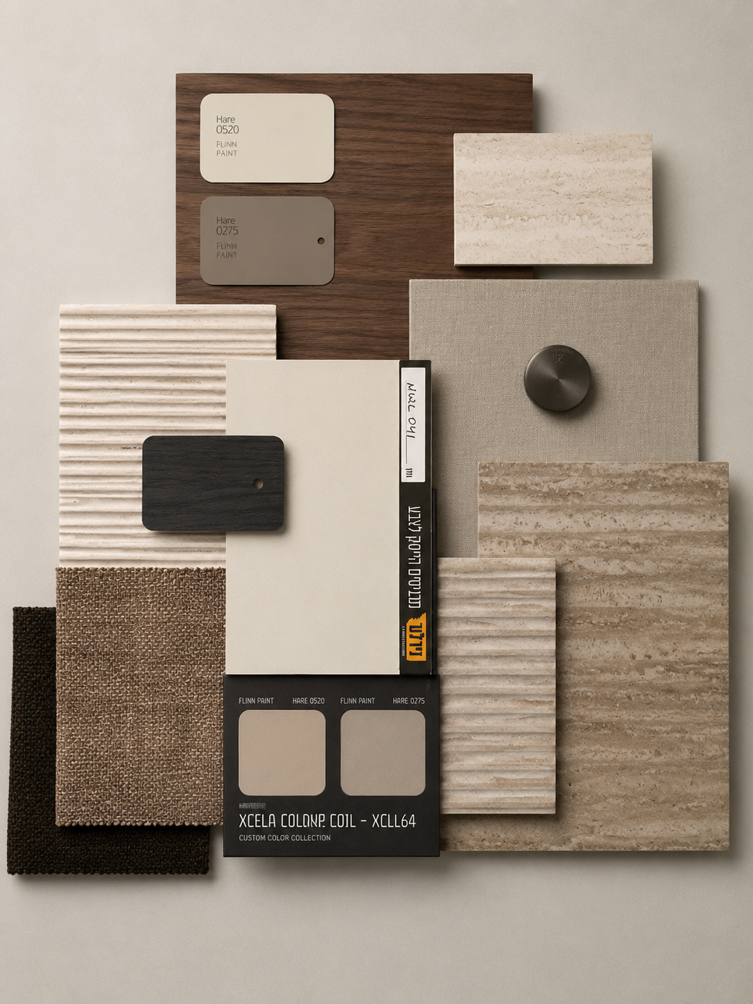 Look and feel — physical materials board